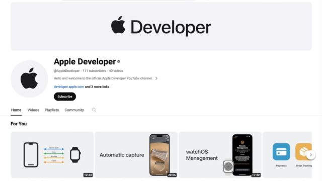 Da iPhoneIslam.com, Descrizione: Screenshot della home page del canale degli sviluppatori Apple su i