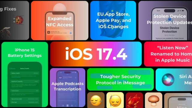 Ji iPhoneIslam.com, dîmenek têlefonek desta ku ji iOS 17.4-ê hatî nûve kirin.
