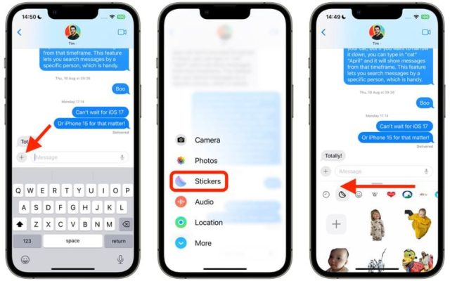 Από το iPhoneIslam.com, Πώς να προσθέσετε εκφραστική πληκτρολόγηση σε μηνύματα κειμένου μέσω της εφαρμογής Μηνύματα