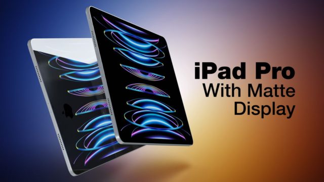 С сайта iPhoneIslam.com Два iPad Pro, плавающие на градиентном фоне с текстом, подчеркивающим матовый дисплей, вызвали в марте большое вдохновение среди технических энтузиастов.