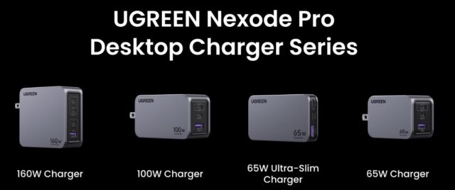 Настольное зарядное устройство Ugreen Nexode Pro с сайта iPhoneIslam.com обеспечивает зарядку устройства мощностью 160 Вт.