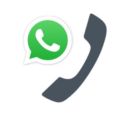 iPhoneIslam.com より、WhatsApp ロゴの横にある受話器のアイコン。白い背景に「People Nearby」という文字が表示されています。
