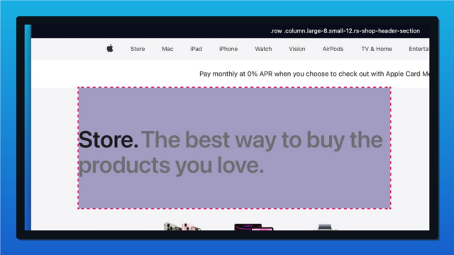 من iPhoneIslam.com، لافتة موقع ويب تعرض رسالة ترويجية، "متجر. أفضل طريقة لشراء المنتجات التي تحبها"، موضوعة على خلفية أرجوانية داكنة، مُحسّنة للعرض على متصفح سفاري
