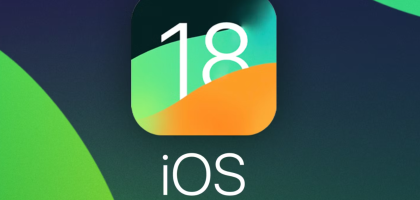 Do iPhoneIslam.com, a imagem mostra o logotipo do iOS 18 em um fundo escuro com elementos verdes e laranja, destacando alguns dos recursos ocultos da Apple.