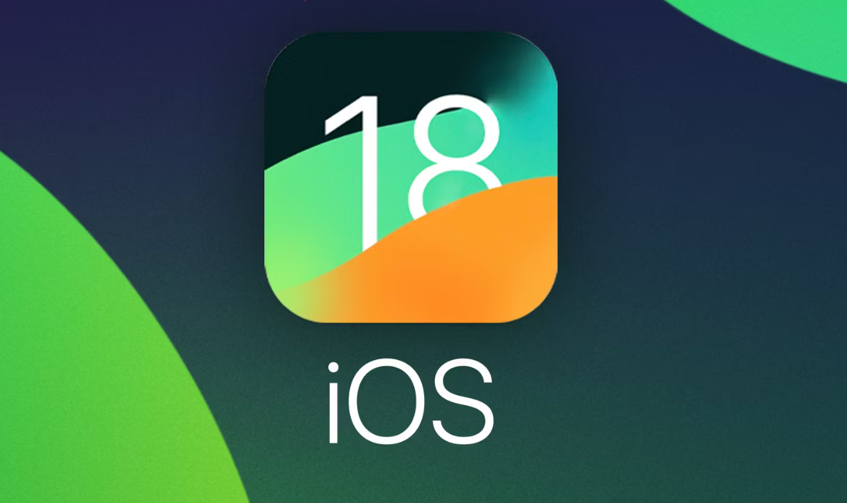 من iPhoneIslam.com، وتظهر الصورة شعار نظام التشغيل iOS 18 على خلفية داكنة مع عناصر باللونين الأخضر والبرتقالي، مما يسلط الضوء على بعض ميزات Apple المخفية.
