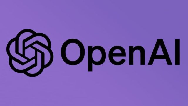 来自 iPhoneIslam.com 的 OpenAI 徽标，左侧采用几何设计，紫色背景上用粗体黑色文字写有“OpenAI”字样，让人想起本周新闻的风格。