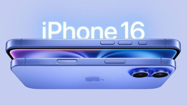 Từ iPhoneIslam.com, hai chiếc iPhone 16 màu xanh lam, nhìn từ góc cạnh bên và mặt sau, làm nổi bật các nút bấm, thiết lập camera kép và thiết kế đẹp mắt. Dòng chữ "iPhone 16" được hiển thị phía trên chúng. Lợi nhuận Sự ra mắt đầy đủ của những thiết bị tuyệt vời này củng cố mọi thứ mà bản phát hành mới vào tháng XNUMX đang hướng tới.