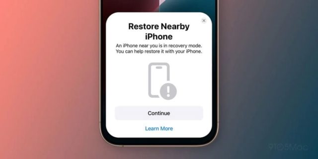 Em iPhoneIslam.com, a tela exibe a mensagem “Restaurar um iPhone próximo” com instruções para restaurar um iPhone próximo no modo de recuperação. Há um botão “Seguir” e um link “Saiba mais” na parte inferior da mensagem, fornecendo detalhes adicionais para usuários que precisarem de assistência durante a semana de 13 a 19 de setembro.