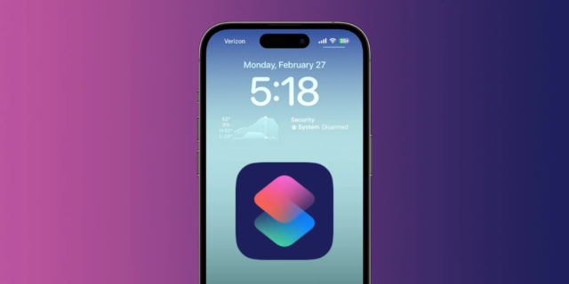 From iPhoneIslam.com, the smartphone screen shows the time at 5:18 on Monday, February 27, and the home screen contains the weather widget, the iOS 18 Reminders app, and the app icon with a colorful square design.