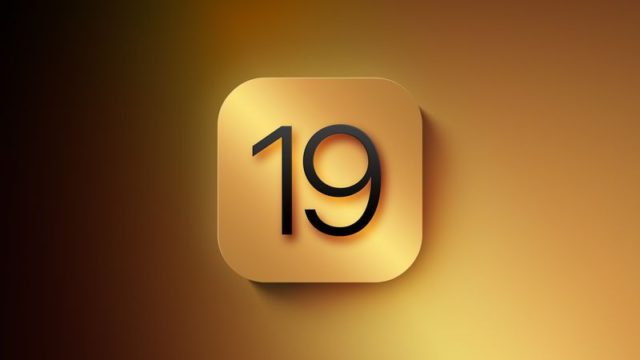 من iPhoneIslam.com، أيقونة مربعة ذهبية ذات حواف مستديرة تحتوي على الرقم "19" بخط أسود غامق، على خلفية ذهبية متدرجة.