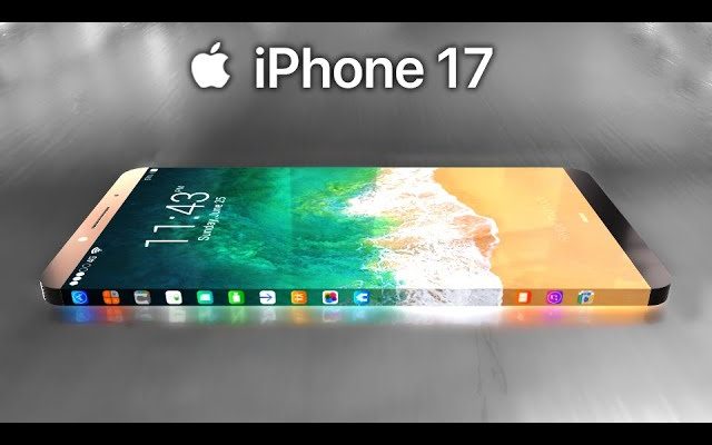 من iPhoneIslam.com، تُظهر صورة مفهومية لهاتف iPhone 17 تصميمه الأنيق الذي يغطي الشاشة بالكامل، مع أيقونات التطبيقات المعروضة على طول الجانب، مما يسلط الضوء على شاشة آي-فون 17 الرائعة.