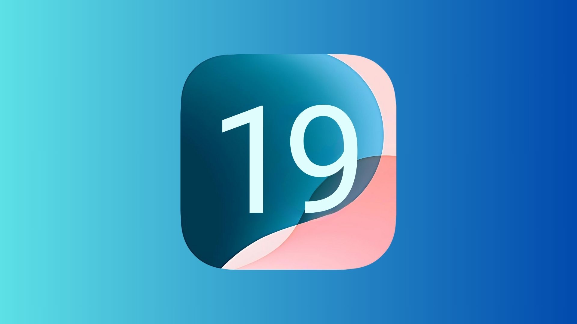 من iPhoneIslam.com، تتميز أيقونة iOS 19 بخلفية جذابة من اللون الأزرق المزرق والوردي المتدرج.