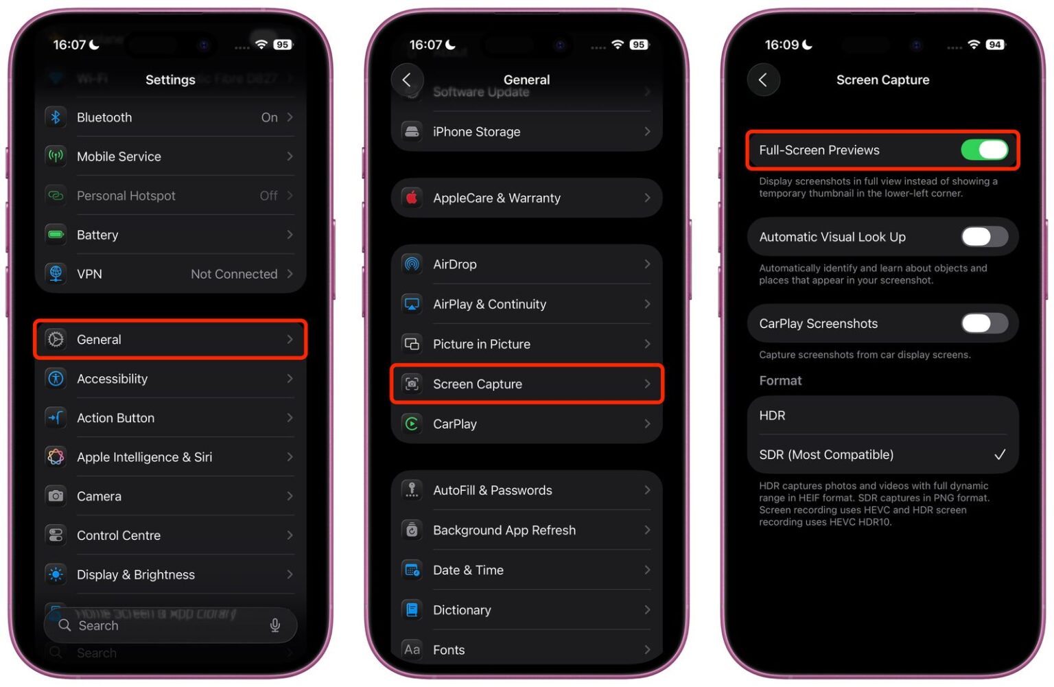 Screenshots in iOS 26: So deaktivieren Sie die Vollbildvorschau ...