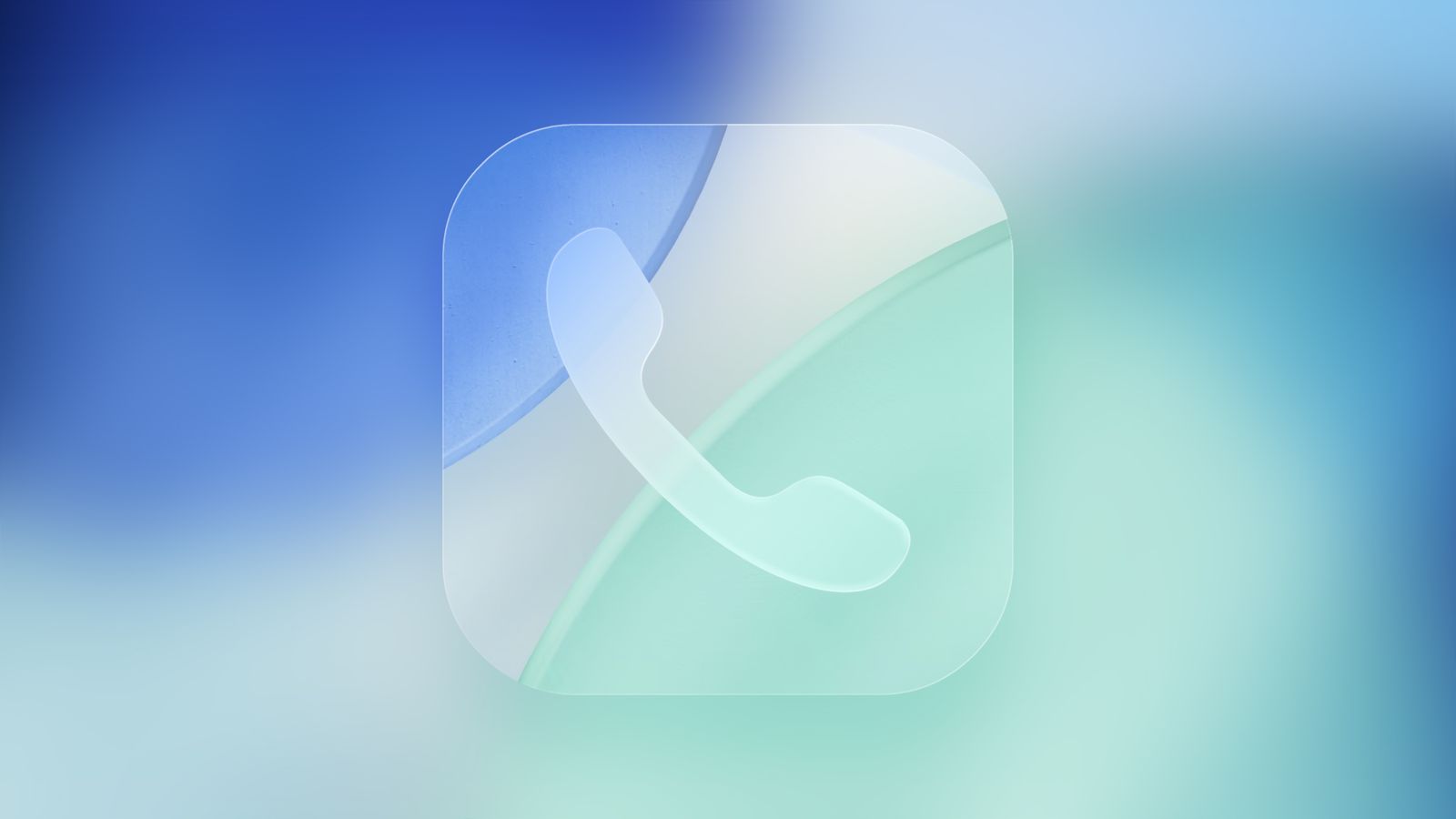 من موقع فون إسلام: يتوسط رمز الهاتف الشفاف الذي يحمل رمز سماعة الهاتف على خلفية متدرجة باللونين الأزرق والأخضر، مما يشير إلى أن سيريك سكرتير الخاص بك يدير مكالماتك الآلية ويعرض سبب الاتصال.