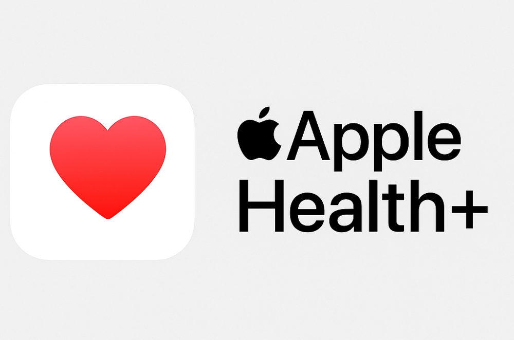 من موقع فون إسلام: شعار Apple Health+ الذي يتميز بأيقونة قلب أحمر على خلفية بيضاء، بجانب شعار Apple الأسود وعبارة "Apple Health+" بالخط العريض، ويشاع أنه سيقدم ميزات جديدة مع تحديث iOS 27 وفقًا لـ.