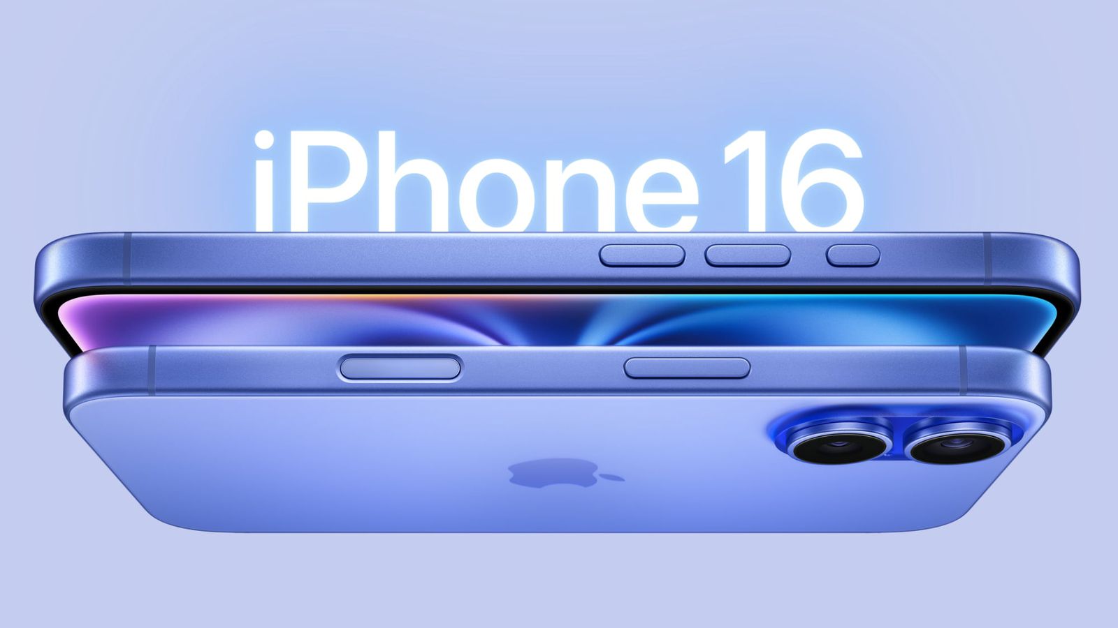 من موقع فون إسلام: يظهر جهازي iPhone 16 باللون الأزرق مكدسين، مع تسليط الضوء على الأزرار الجانبية والشاشة والكاميرات الخلفية المزدوجة, مع وجود "آيفون 16" فوقهما على خلفية زرقاء فاتحة في تحديث أخبار التقنية الأسبوع 30 يناير - 5 فبراير.