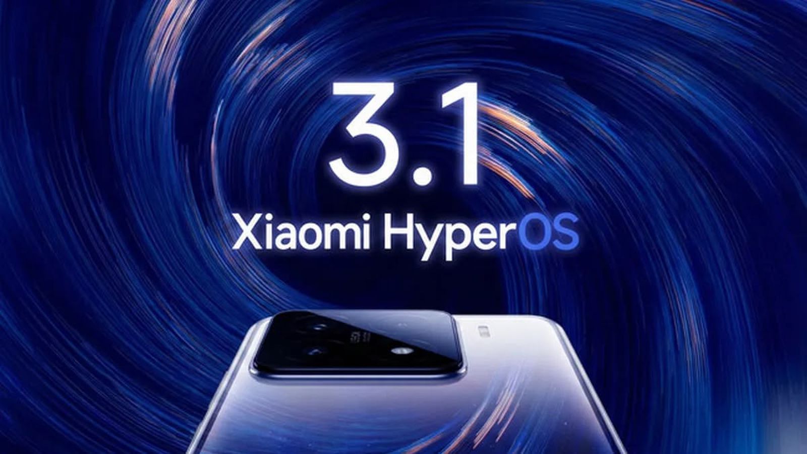 من موقع فون إسلام: صورة ترويجية تُظهر نص "3.1 Xiaomi HyperOS" فوق صورة مقربة لهاتف ذكي على خلفية زرقاء دائرية، ظهرت في ملخص الأسبوع لفبراير 2024 ضمن أخبار التقنية.