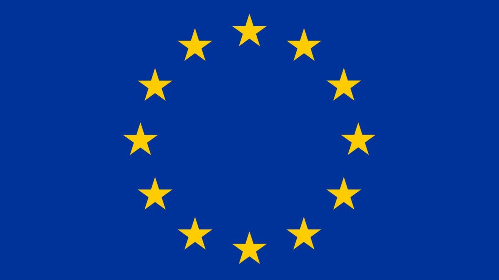 From Phonegram: The European Union flag showing twelve yellow stars in a circle on a blue background.