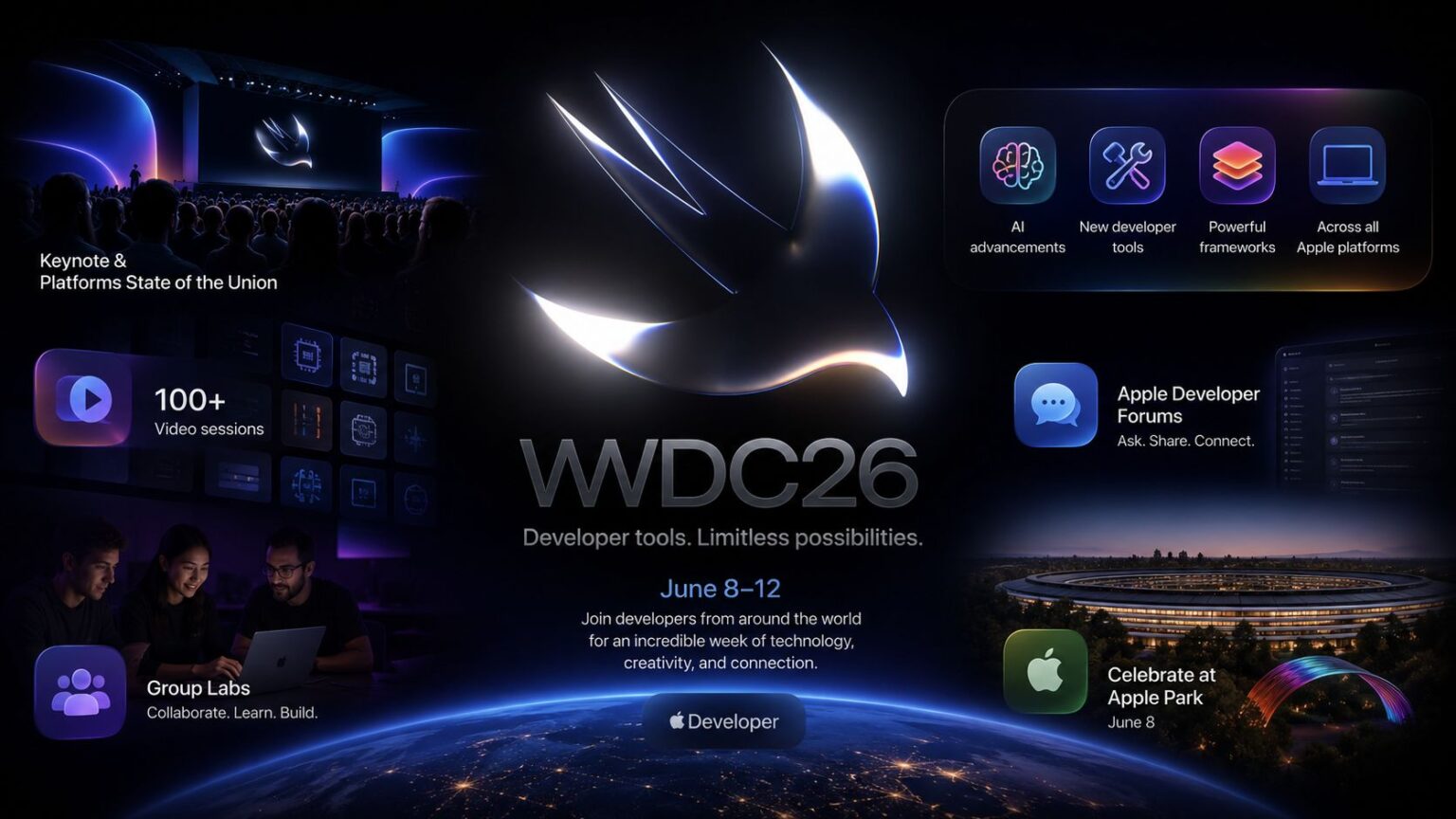 Apple officially announces details of its WWDC26 developers conference ...