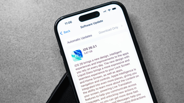 تحديث نظام iOS 26