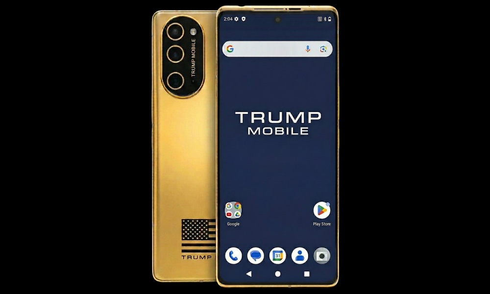 Gold Trump T1 phone