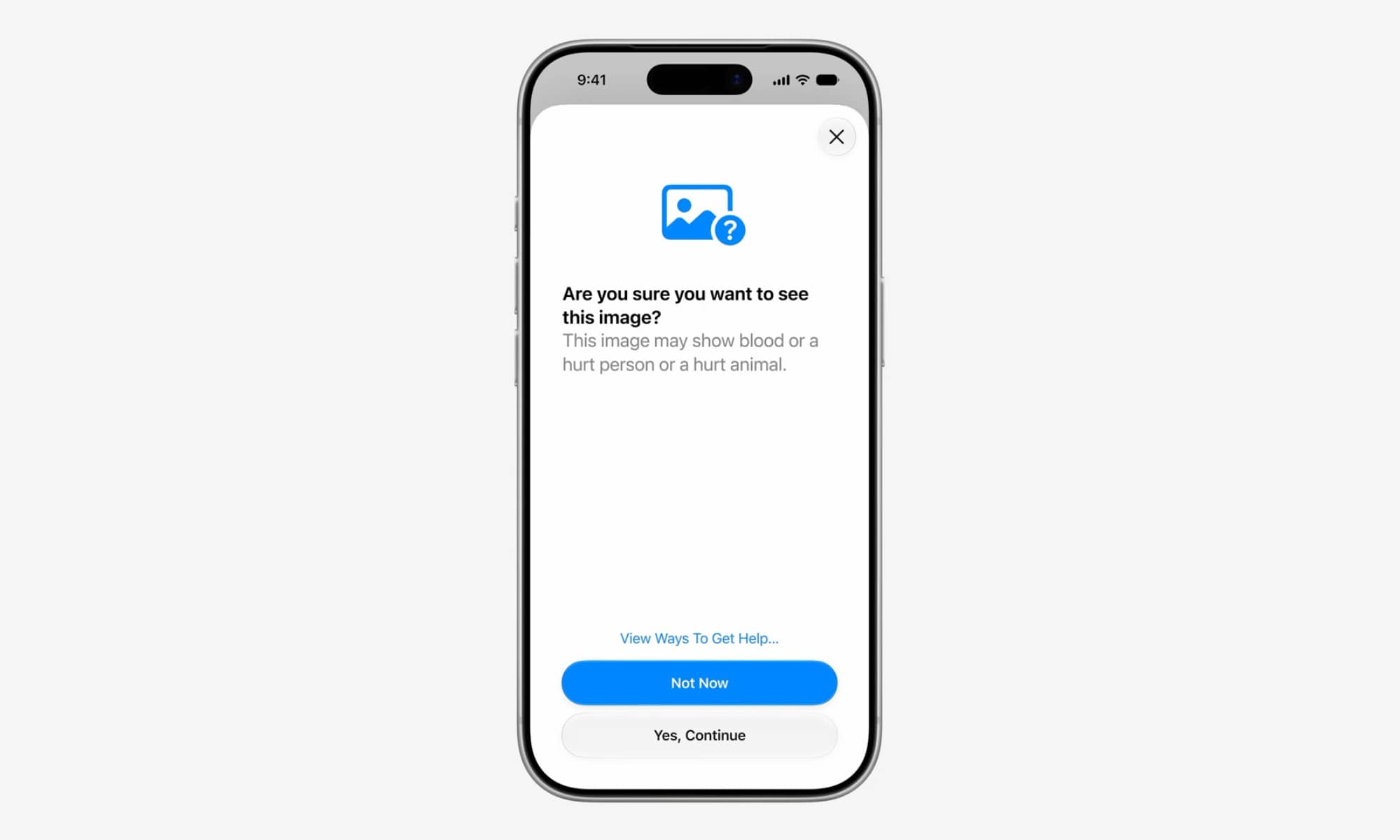 حظر المحتوى الدموي والعنيف في iOS 27