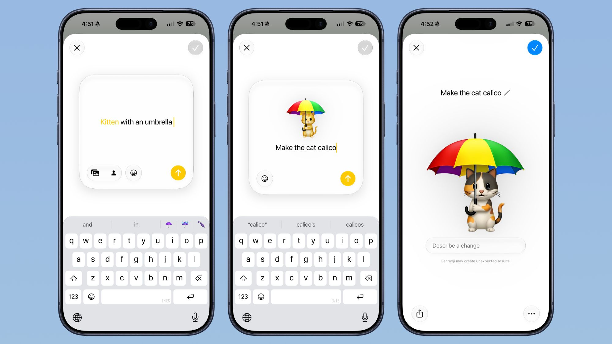 Genmoji updates in iOS 27