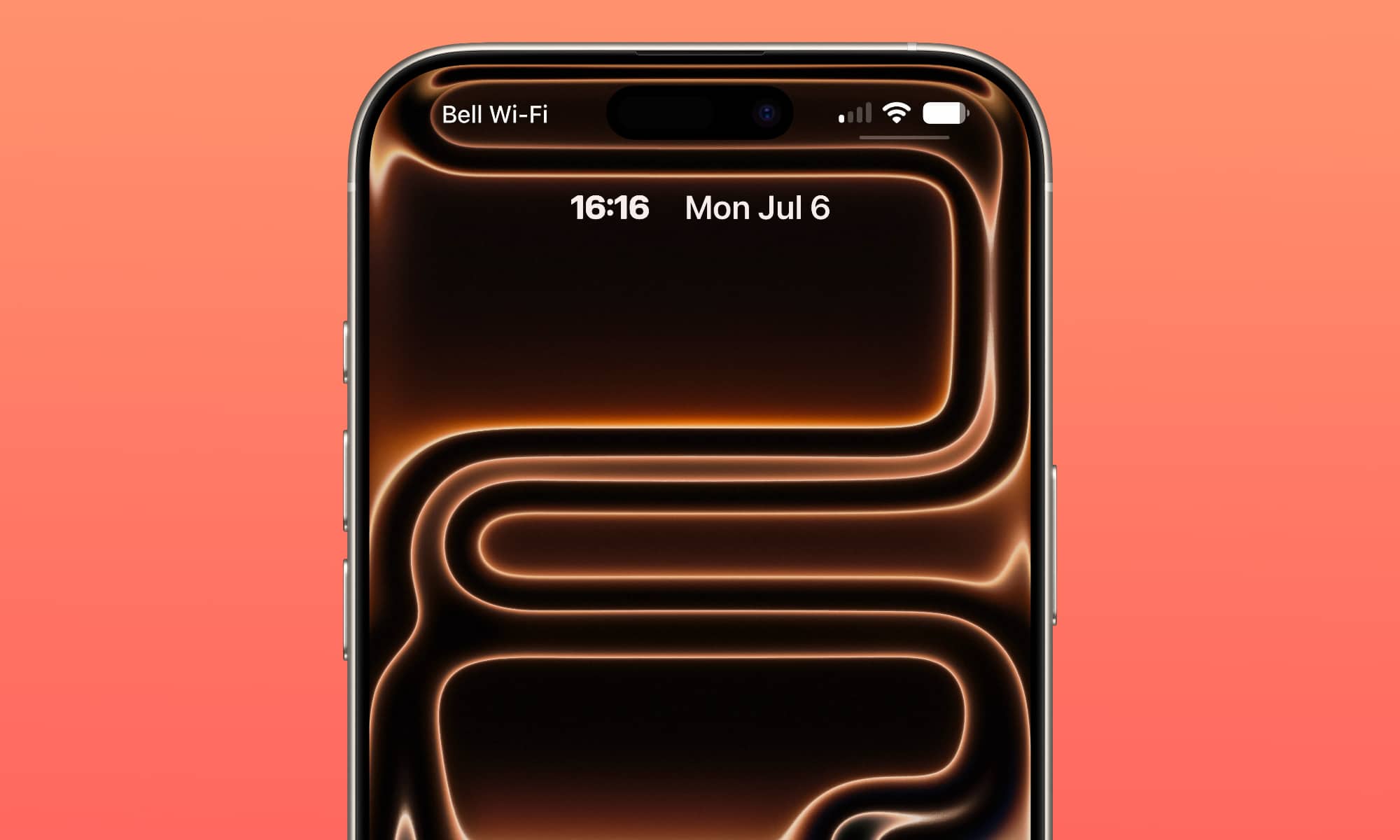 ساعة شاشة القفل الصغيرة في نظام iOS 27