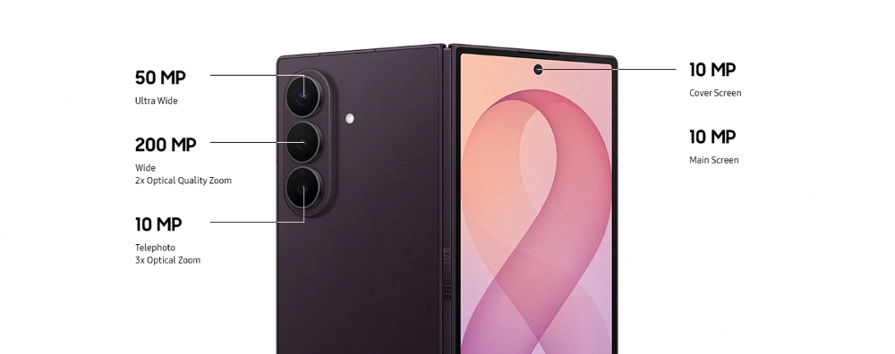 نظام كاميرا Galaxy Z Fold8 Ultra