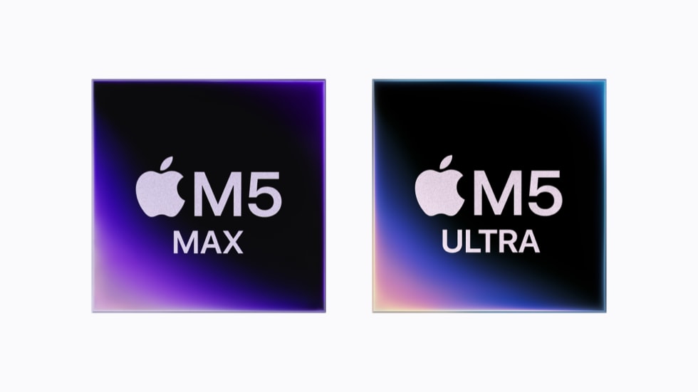 مقارنة بين شريحتي M5 Max وM5 Ultra