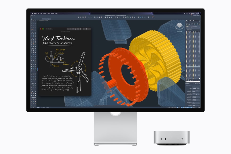 تشغيل برنامج التصميم الهندسي AutoCAD على Mac mini M5 Pro