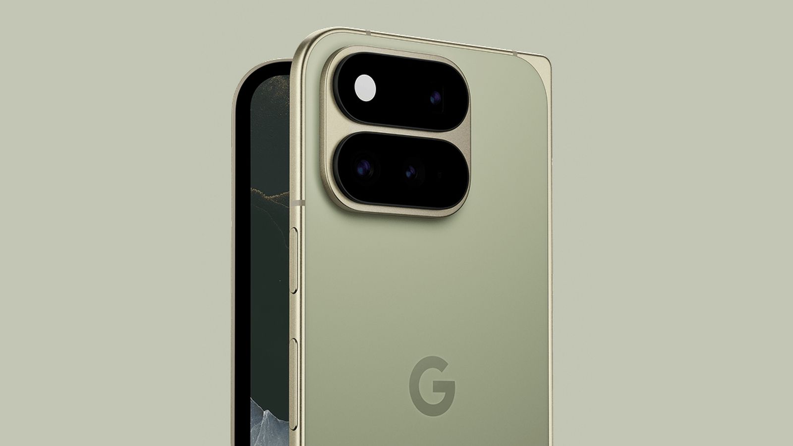 من موقع فون إسلام: يظهر هاتف «Pixel 11» ذو اللون الأخضر الفاتح، المزود بكاميرتين خلفيتين وشعار «G» الخاص بشركة «Google»، على خلفية متناسقة مع لونه.