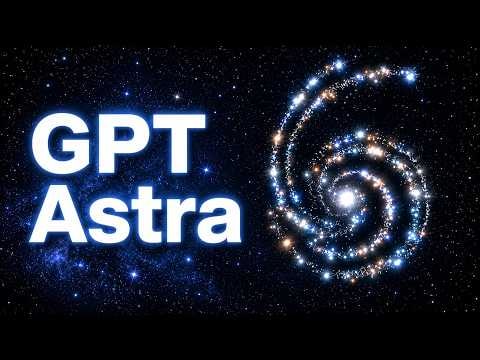 من موقع فون إسلام: يظهر النص «GPT-6 Astra» بجانب مجرة حلزونية مكونة من نجوم ساطعة على خلفية فضائية داكنة مليئة بالنجوم الأصغر حجمًا.