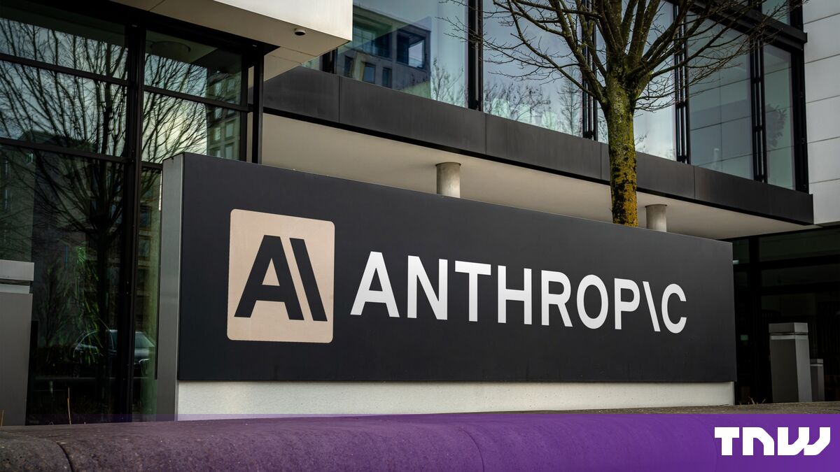 From the Phonegram website: The "Anthropic" logo and brand name on a black sign in front of a modern office building, featured in our October weekly newsletter.