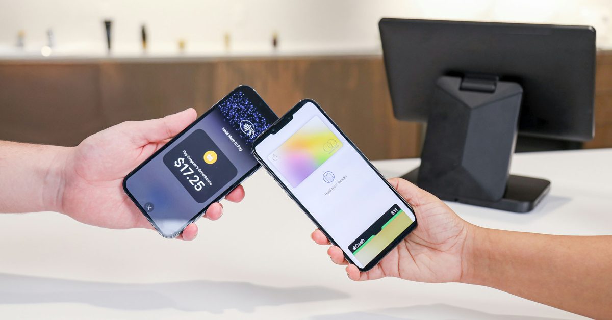 From the Phonegram website: An image of two people pointing their smartphones toward a payment terminal to complete a wireless transaction, part of our October weekly summary.