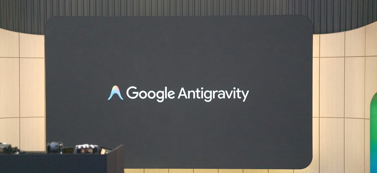 From the Phonegram website: A digital screen showing the "Google Antigravity" logo, featured in our "News Summary".