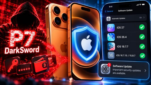 متحور جديد وخبيث من برمجية DarkSword يهدد أجهزة الآي